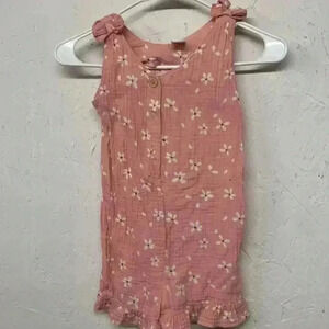 Modern moment little girls romper